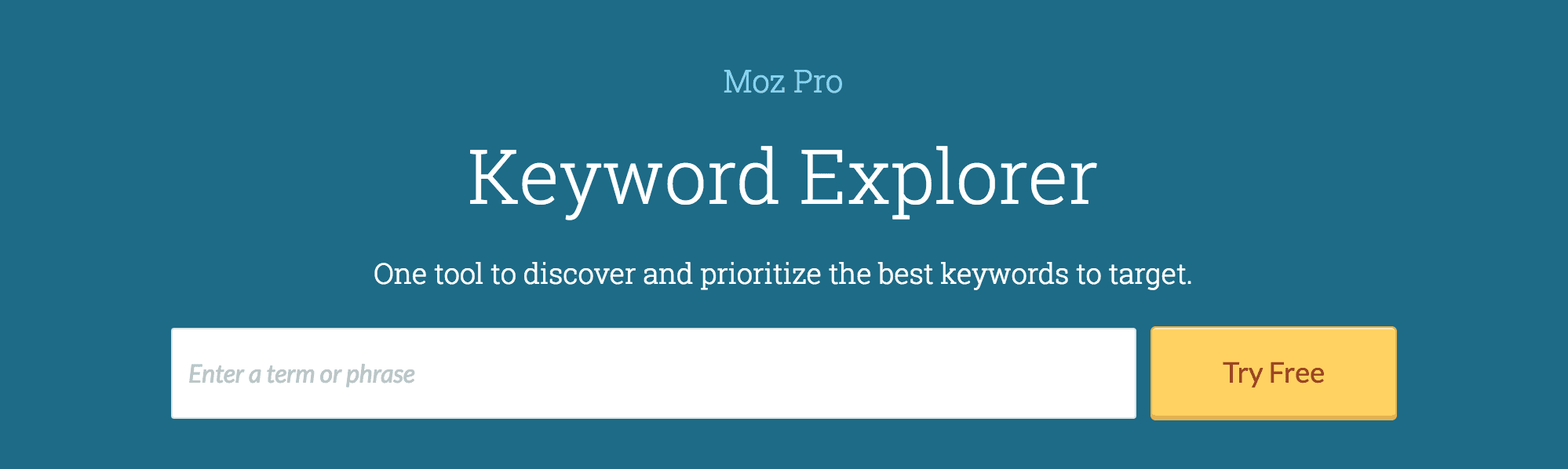 moz keyword research